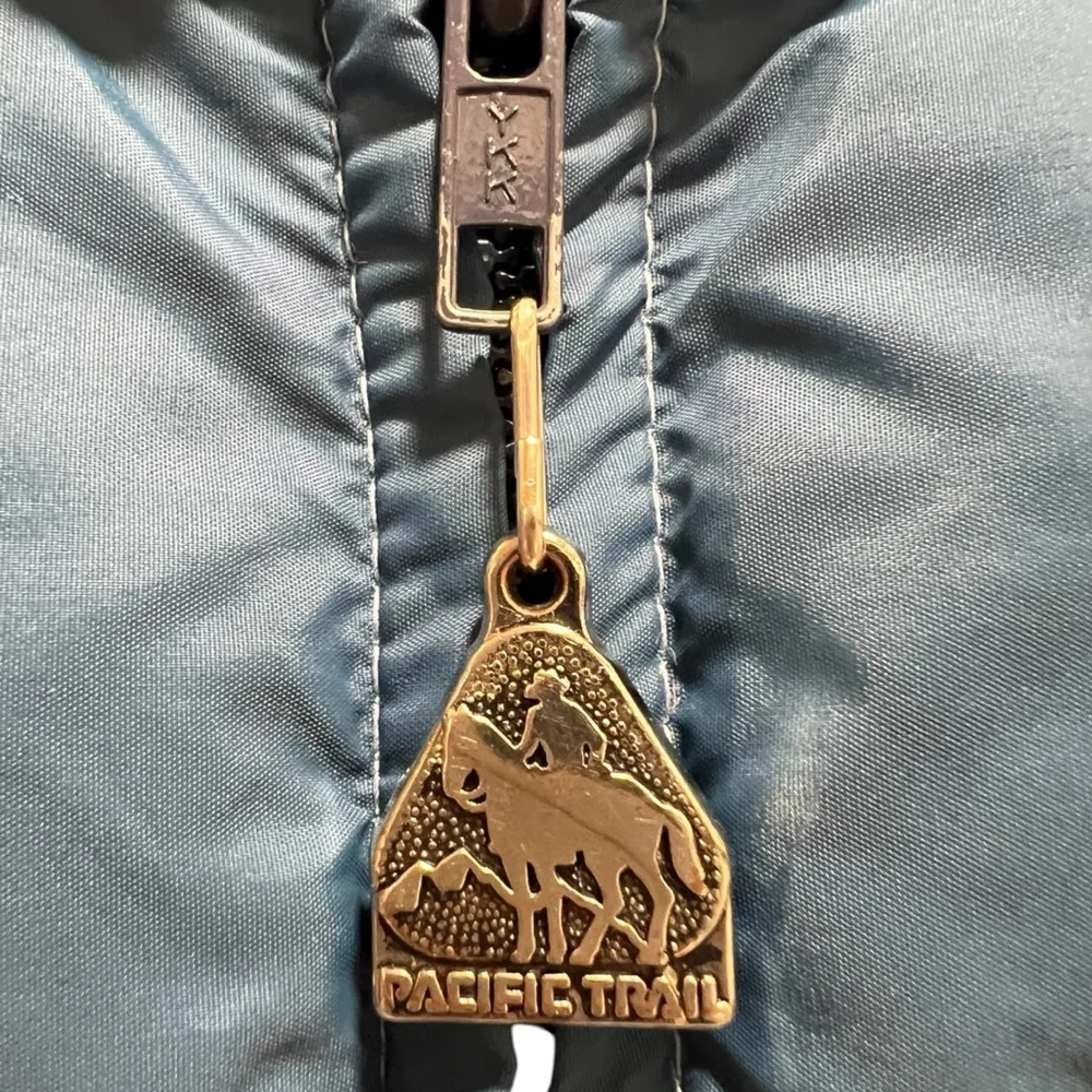 Vintage 1980s Down Filled Puffy Vest sz S ~ Pacific Trail USA Made - Picture 11 of 11